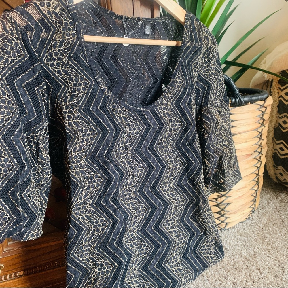 BKE Boutique lace top from Buckle